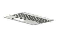 HP Laptop Toetsenbord Qwerty US + Top Cover Zilver