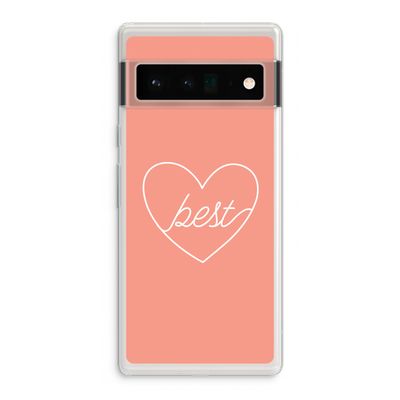 Best heart: Google Pixel 6 Pro Transparant Hoesje