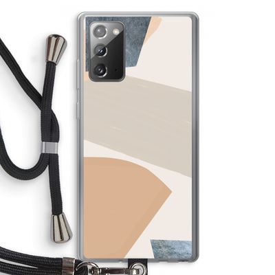 Formo: Samsung Galaxy Note 20 / Note 20 5G Transparant Hoesje met koord