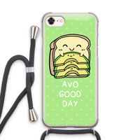 Avo Good Day: iPhone 7 Transparant Hoesje met koord
