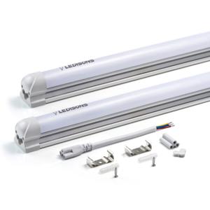2x LED-tl-armatuur t8 Linear Basic 90 cm warm-wit