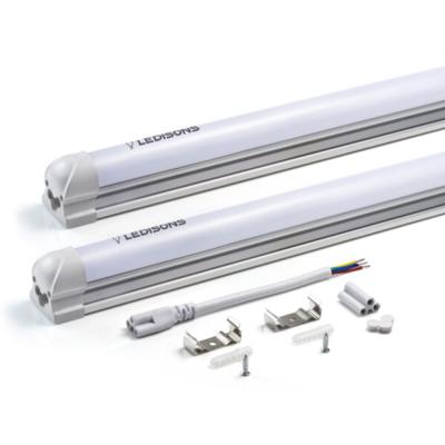 2x LED-tl-armatuur t8 Linear Basic 60 cm neutraal-wit