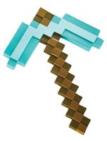 Minecraft Plastic Replica Diamond Pickaxe 40 cm - thumbnail