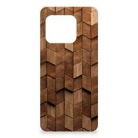 Bumper Hoesje voor OnePlus 10T Wooden Cubes