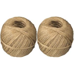 Naturel touw - 2x - 40 meter op rol - 2 mm - Hennep 200 grams