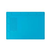 Velleman Silicone soldeermat, 350 x 250 mm, blauw