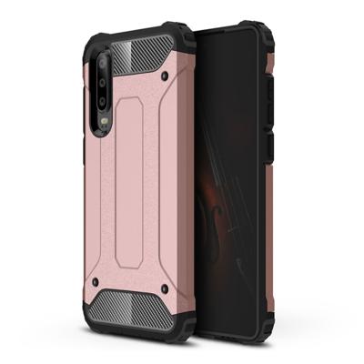 Magic Armor TPU + PC combinatie geval voor Huawei P30 (Rose Gold)