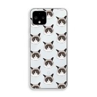 It's a Purrr Case: Pixel 4 Transparant Hoesje