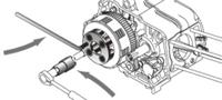 Bikeservice koppelingssleutel holding force clutch bst 4pin