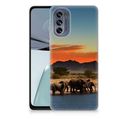 Motorola Moto G62 5G | TPU Hoesje | Olifanten