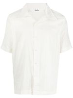 Séfr chemise en coton à détails plissés - Blanc