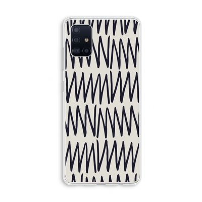 Marrakech Zigzag: Galaxy A51 4G Transparant Hoesje
