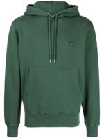 Maison Kitsuné hoodie en coton à patch logo - Vert