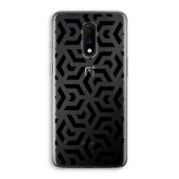 Crazy pattern: OnePlus 7 Transparant Hoesje
