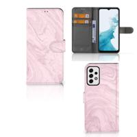 Samsung Galaxy A23 | Bookcase | Marble Pink - Origineel Cadeau Vriendin