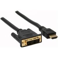 InLine 17665P video kabel adapter 5 m HDMI DVI-D Zwart - thumbnail