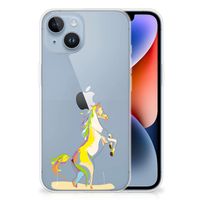 Apple iPhone 14 Telefoonhoesje met Naam Horse Color