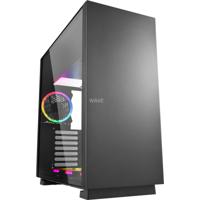 Sharkoon pure steel rgb midi tower behuizing (zwart | 2x usb-a | rgb | window)