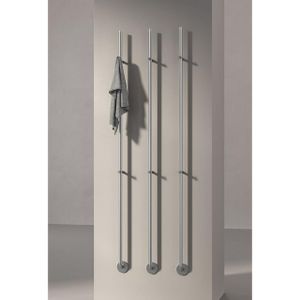 Instamat Jay Elektrische Handdoekradiator 172cm hoog 29Watt geborsteld RVS JAY003