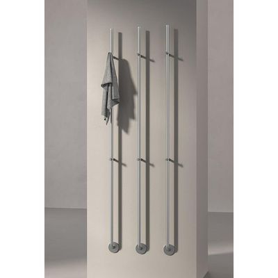 Instamat Jay Elektrische Handdoekradiator 172cm hoog 29Watt geborsteld RVS JAY003