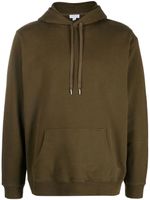 Sunspel hoodie à lien de resserrage - Vert