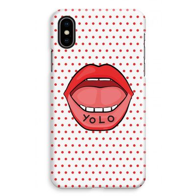 Yolo Denise: iPhone XS Max Volledig Geprint Hoesje