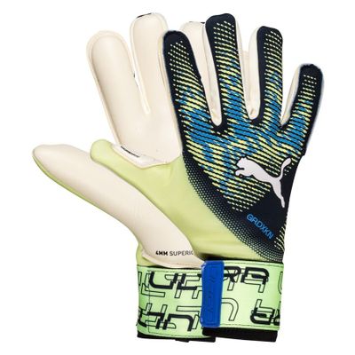 PUMA Keepershandschoenen Ultra Grip 1 Hybrid - Groen/Blauw PUMA Keepershandschoenen Ultra Grip 1 Hybrid - Groen/Blauw