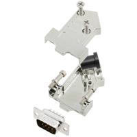 TRU COMPONENTS TCD45NT09MDBPK 7708776 D-sub male connectorset 45 ° Aantal polen: 9 Soldeerkelk 1 stuk(s)