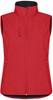 Clique 0200916 Classic Softshell Vest Lady - Rood - XL - thumbnail