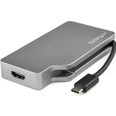 StarTech.com USB-C Docking Station Grijs (VGA/DVI/HDMI/MiniDP)