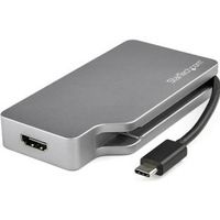 StarTech.com USB-C Docking Station Grijs (VGA/DVI/HDMI/MiniDP) - thumbnail