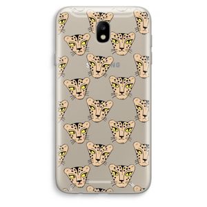 Tijger: Samsung Galaxy J7 (2017) Transparant Hoesje