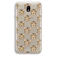 Tijger: Samsung Galaxy J7 (2017) Transparant Hoesje Tijger: Samsung Galaxy J7 (2017) Transparant Hoesje