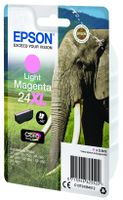 Epson Elephant Singlepack Light Magenta 24XL Claria Photo HD Ink - thumbnail