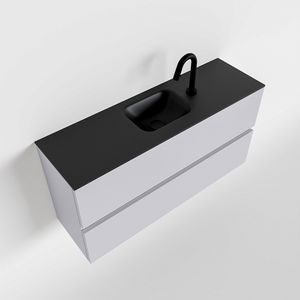 Toiletmeubel Mondiaz Ada | 100 cm | Meubelkleur Cale | Lex wastafel Urban Midden | 1 kraangat
