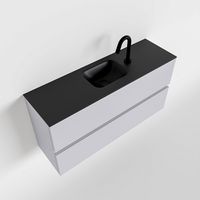 Toiletmeubel Mondiaz Ada | 100 cm | Meubelkleur Cale | Lex wastafel Urban Midden | 1 kraangat