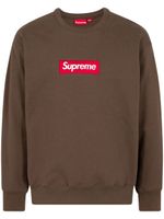 Supreme sweat à logo - Marron