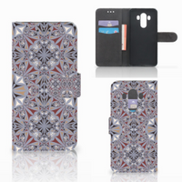 Huawei Mate 10 Pro Bookcase Flower Tiles - thumbnail