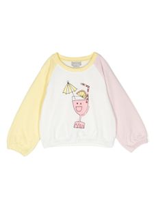 Stella McCartney Kids t-shirt à imprimé Lemonade - Blanc