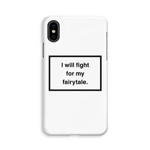 Fight for my fairytale: iPhone Xs Volledig Geprint Hoesje