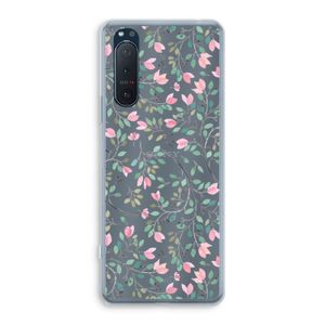 Sierlijke bloemen: Sony Xperia 5 II Transparant Hoesje
