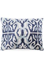 Les-Ottomans coussin en soie à motif jacquard - Tons neutres - thumbnail