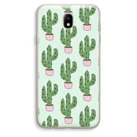 Cactus Lover: Samsung Galaxy J7 (2017) Transparant Hoesje