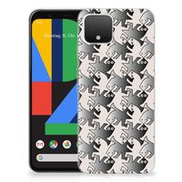 Google Pixel 4 TPU Hoesje Salamander Grey - thumbnail