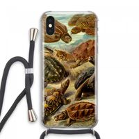 Haeckel Chelonia: iPhone XS Max Transparant Hoesje met koord