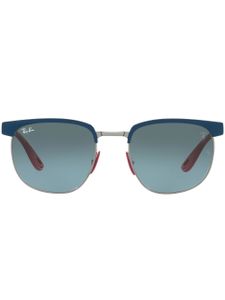 Ray-Ban lunettes de soleil RB3698M Scuderia Ferrari à monture carrée - Bleu