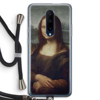 Mona Lisa: OnePlus 7 Pro Transparant Hoesje met koord
