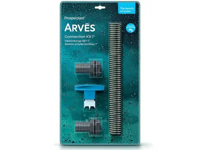 Aansluitset 1' RCANS7 Arves - licht grijs