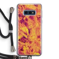 Eternal Fire: Samsung Galaxy S10e Transparant Hoesje met koord
