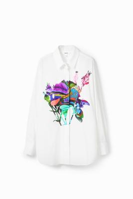 Arty oversized blouse M. Christian Lacroix - WHITE - S/M